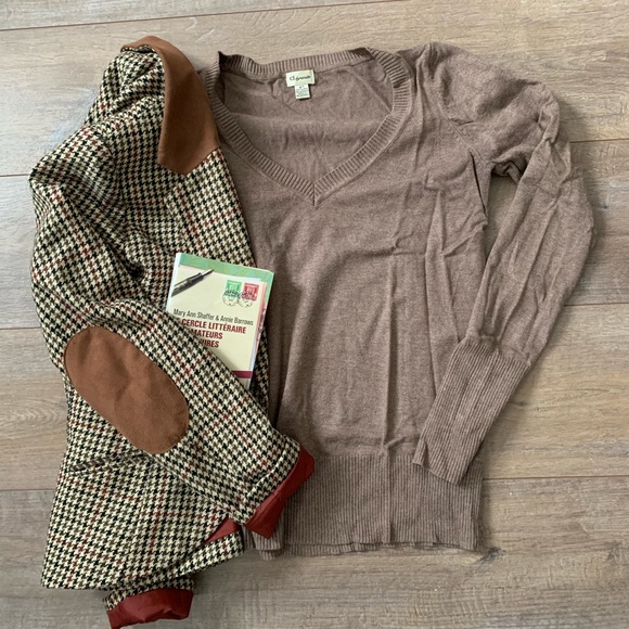 Dynamite Sweaters - Light brown knit long sleeve